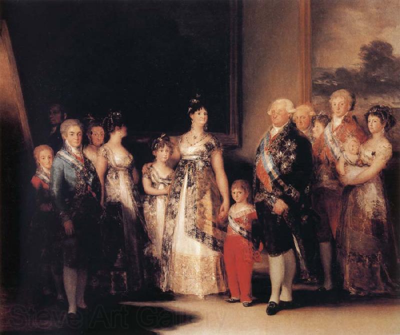 Francisco Jose de Goya The Family of Charles IV Spain oil painting art